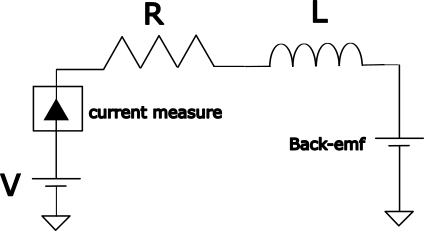 back-emf estimation in one phase of the motor